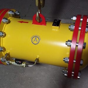 Фильтр газовый горизонтальный DN150 PN1,6 МПа, ФГ-М-150-16-0,08-1-У1, ст.20 с ИПД-10-16